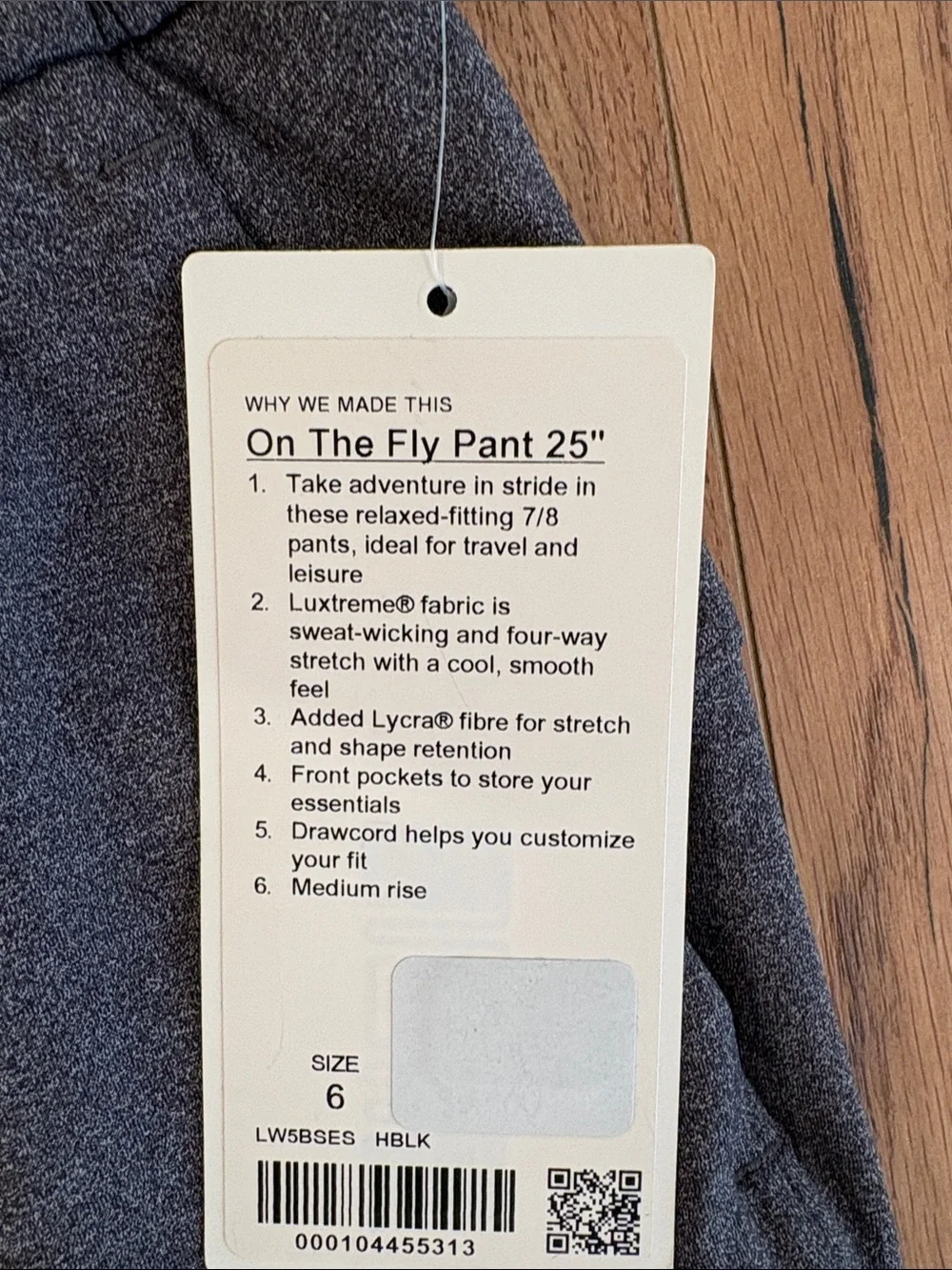 lululemon athletica Dark Heather Gray Drawstring Joggers